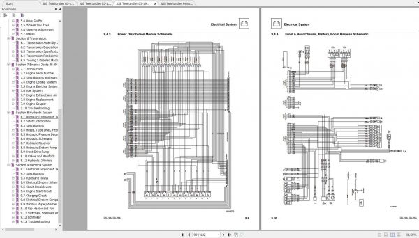 JLG Telehandler G5 19A G6 23A Operation Service Parts Manuals 3