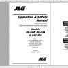 JLG Telehandler G6 42A Operation Service Parts Manuals 2