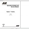 JLG Triple L Trailer Operation Service Parts Manuals 1