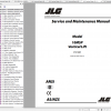 JLG Vertical Mast Lift 10MSP Operation Service Parts Manuals 1