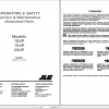 JLG Vertical Mast Lift 10VP 15VP 20VP 1996 Operation Service Parts Manuals 2