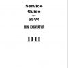 KATO IHI Mini Excavator 55V4 Service Manual 1
