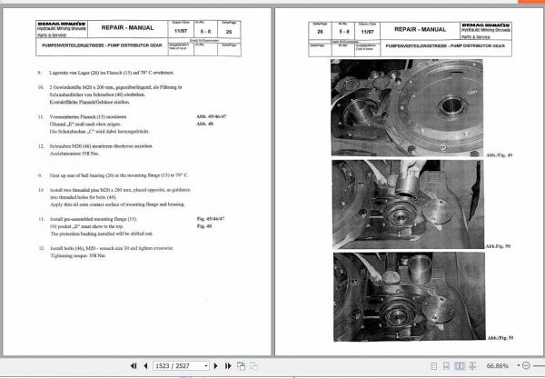 Komatsu Hydraulic Mining Shovels Demag All Repair Manual 3