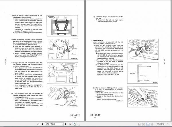 Komatsu Mining Bulldozers D375A 2 Shop ManualSEBM01970207 3