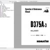 Komatsu Mining Bulldozers D375A 3 Operation and Maintenance Manual 2