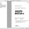 Komatsu Mining Bulldozers D375A 3 Shop Manual 2