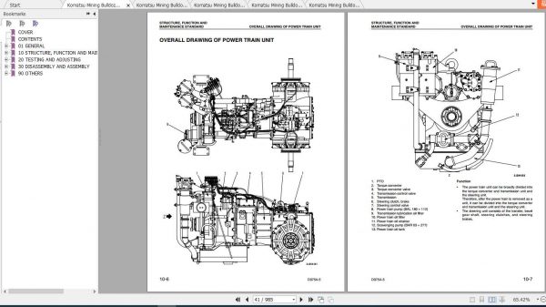 Komatsu Mining Bulldozers D375A 5 Shop Manual 3