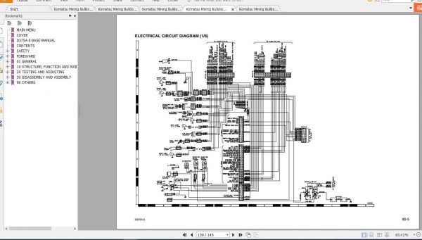 Komatsu Mining Bulldozers D375A 5 Shop Manual 4