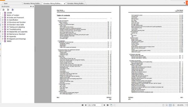 Komatsu Mining Bulldozers D375A 6 Field Assembly Manual 2