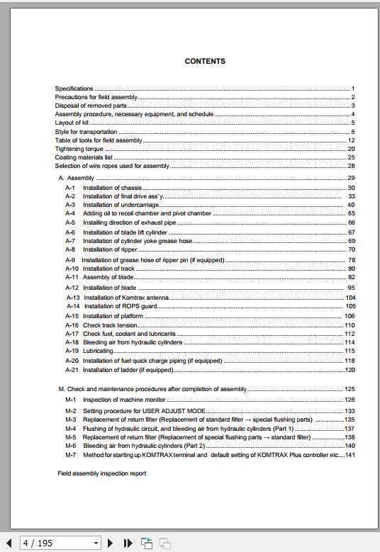 Komatsu Mining Bulldozers D375A 8 Field Assembly ManualGEN00161 00 2