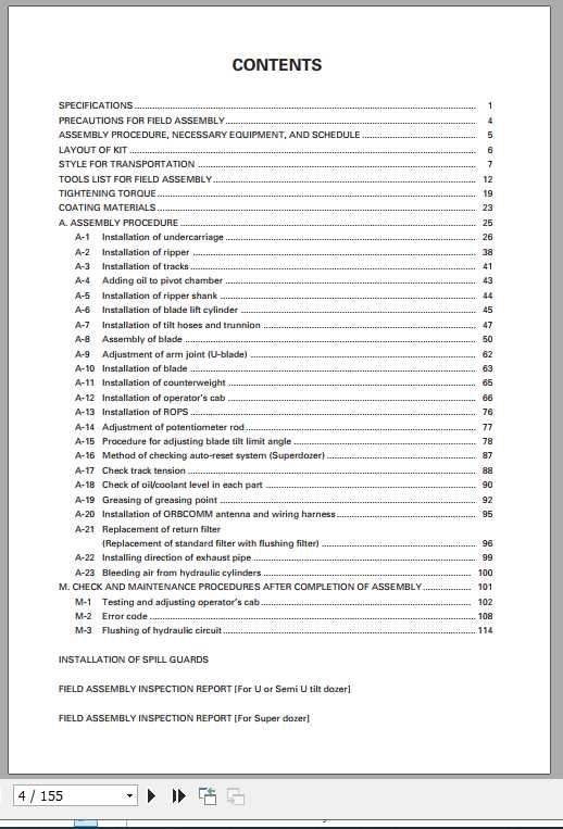 Komatsu Mining Bulldozers D475A 3 Field Assembly ManualSEAWD02302 2