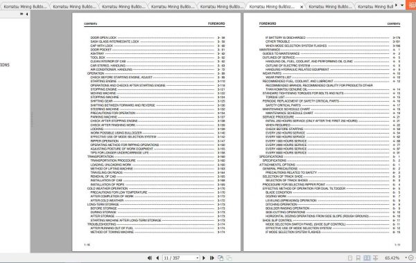 Komatsu Mining Bulldozers D475A 5 Operation and Maintenance Manual 4