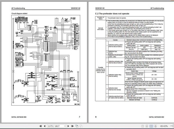 Komatsu Mining Bulldozers D475ASD 5 Shop ManualSEN00203 18 3