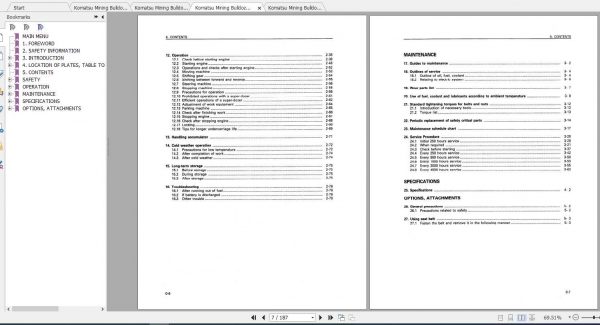 Komatsu Mining Bulldozers D575A 2 Operation and Maintenance Manual 3