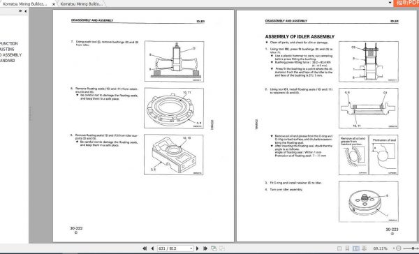 Komatsu Mining Bulldozers D575A 2 Shop Manual 3