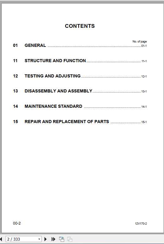 Komatsu Mining Engine 12V170E 2 Shop ManualSEBM036601 2