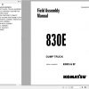 Komatsu Mining Rigid Dump Trucks 830E Field Assembly ManualCEAW004701 1
