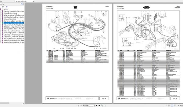 Kramer Wheel Loader Series 585080 Spare Parts List CDs 8QztkE