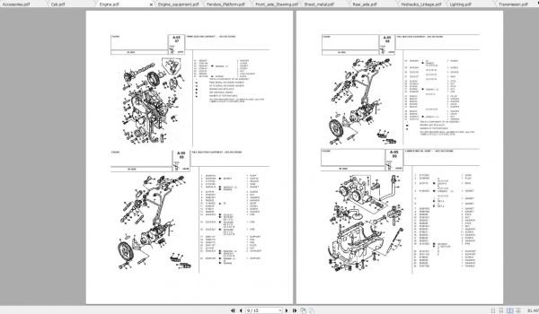 Landini Tractor 5860 Parts Catalog 2