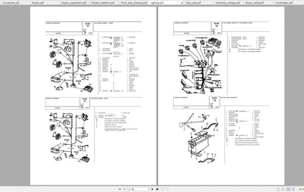Landini Tractor 6860 Parts Catalog 2