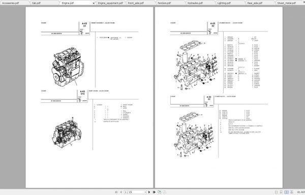 Landini Tractor 6880 Parts Catalog 1