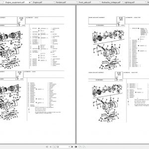 Landini Tractor 9880 Parts Catalog 1