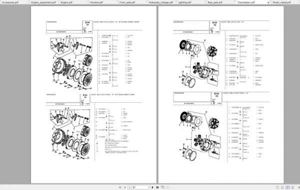 Landini Tractor 9880 Parts Catalog 2