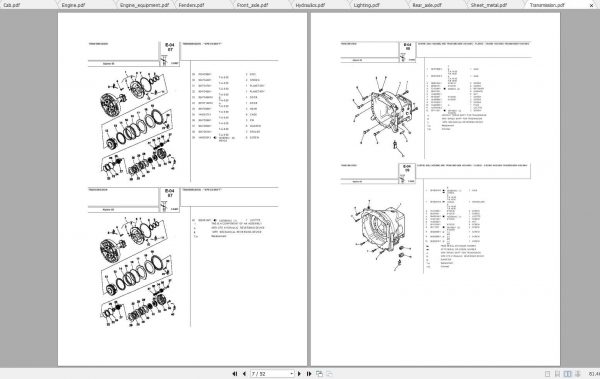 Landini Tractor Alpine 65 Parts Catalog 2