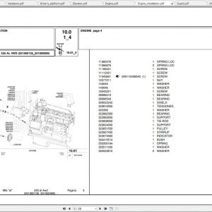 Laverda Combine Harvester 255 AL Parts CatalogjYcPC