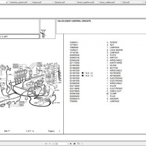 Laverda Combine Harvester L517 Parts Catalog 1