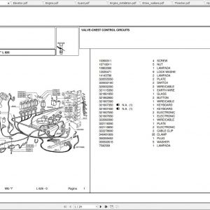 Laverda Combine Harvester L626 Parts Catalog 1