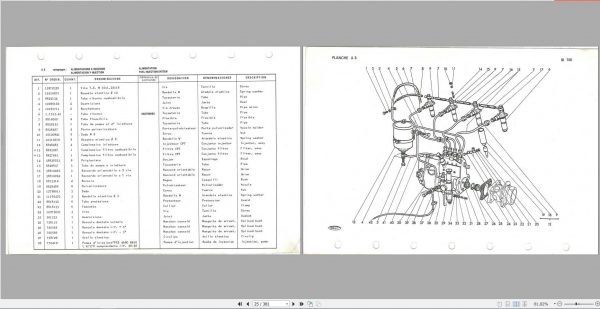 Laverda Combine Harvester M100 Parts CatalogFr 3