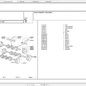 Laverda Header L675 Parts Catalog 1