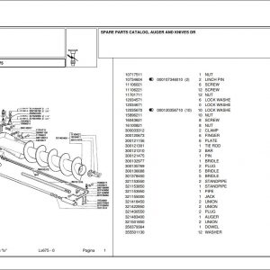 Laverda Header LX675 Parts Catalog 1zu8CI