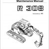 Liebherr Crawler Excavator R308 Operators Manual 1
