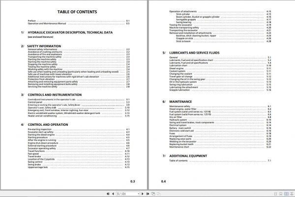 Liebherr Crawler Excavator R310B Operators Manual 2