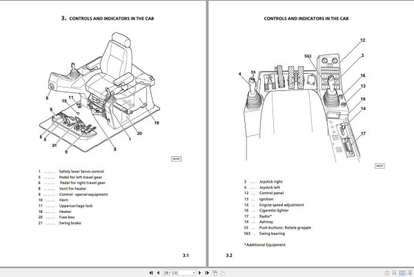 Liebherr Crawler Excavator R310B Operators Manual 3