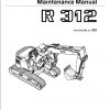 Liebherr Crawler Excavator R312 Operators Manual 1