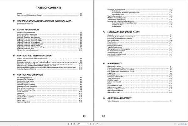 Liebherr Crawler Excavator R312 Operators Manual 2