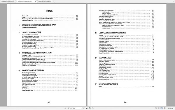 Liebherr Crawler Excavator R900 Litronic Operators Manual 2