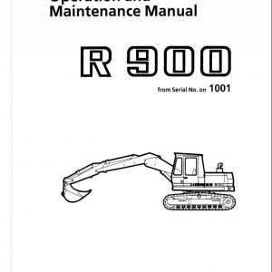 Liebherr Crawler Excavator R900 Operators Manual 1
