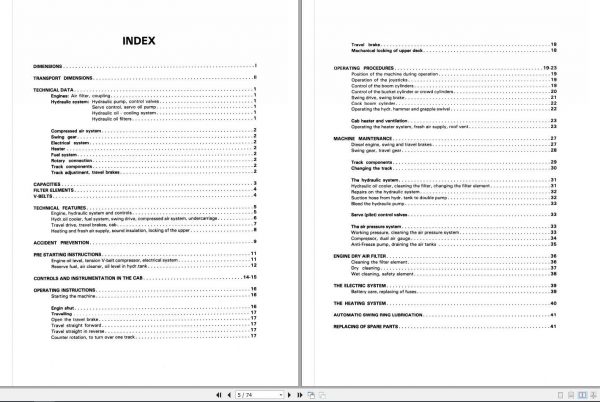Liebherr Crawler Excavator R900 Operators Manual 2