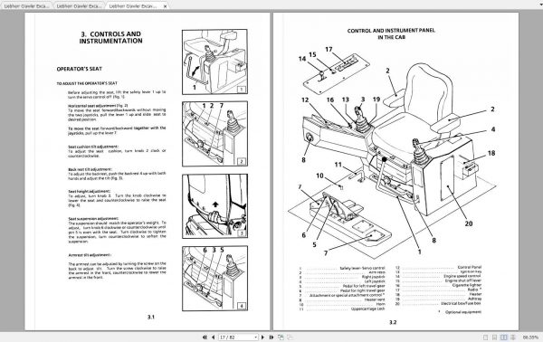 Liebherr Crawler Excavator R902 Litronic Operators Manual 3