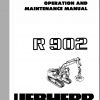 Liebherr Crawler Excavator R902 Operators Manual 1