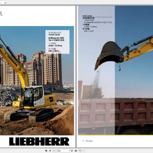 Liebherr Crawler Excavator R922 Operators ManualsZh 1