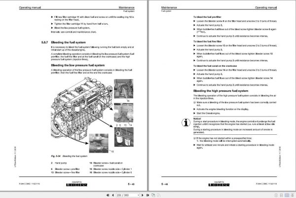 Liebherr Crawler Excavator R944C SME Operators Manual 3