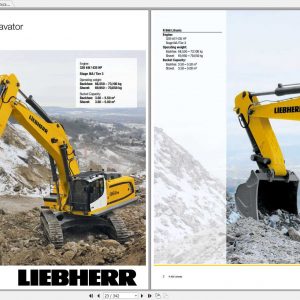 Liebherr Crawler Excavator R966 Operators Manuals 1