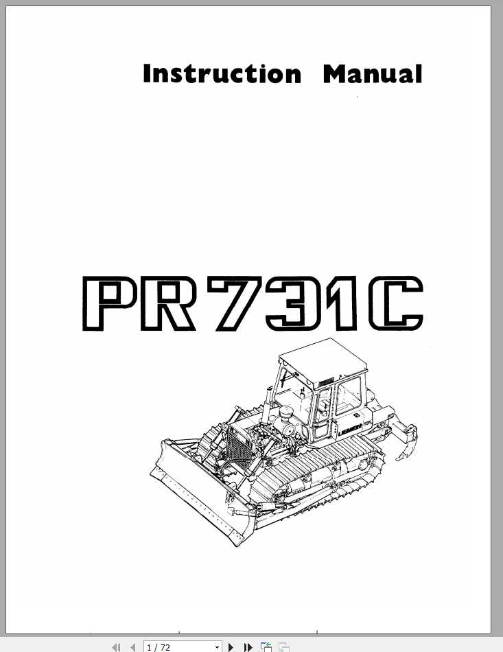 Liebherr Crawler Loader Series 1 PR7311305 1106 1141 Instructions Manuals