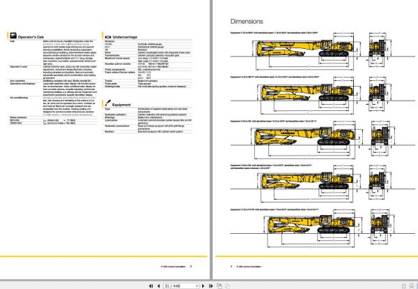 Liebherr Hydraulic Excavator R950USA Demolition SN 37540 Operators Manual 2