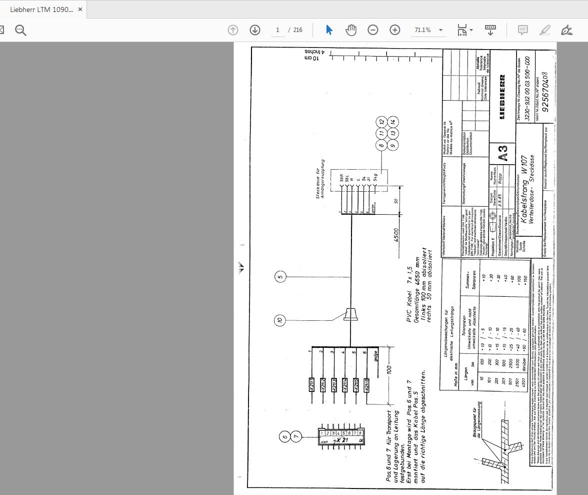 Liebherr LTM 1090 1 Wiring DiagramEN 1
